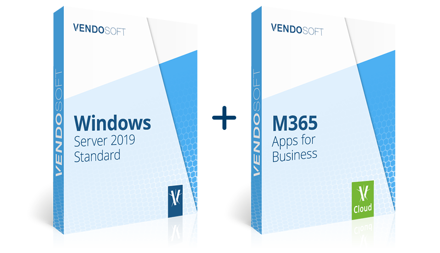 Microsoft Windows Server 2019 Standard + Microsoft 365 Apps for Business bei VENDOSOFT